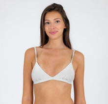 Carica l'immagine nel visualizzatore di Gallery, Gallery: Rio De Sol Reggiseno Top Shimmer-White Tri-Fixo

