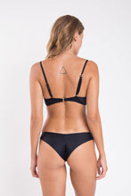 Carica l'immagine nel visualizzatore di Gallery, Model Back: Rio De Sol Completo Set Touch-Black Bandeau-Crispy Nice
