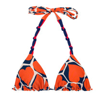 Carica l'immagine nel visualizzatore di Gallery, Product Front: Rio De Sol Reggiseno Top Amore-Red Tri-Rev
