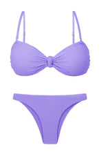 Carica l'immagine nel visualizzatore di Gallery, Product Front: Rio De Sol Completo Set Bora-Lavanda Bandeau-Joy Leblon
