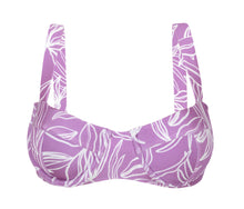 Carica l'immagine nel visualizzatore di Gallery, Product Front: Rio De Sol Reggiseno Top Trail-Purple Amelia
