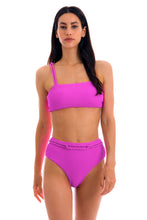 Carica l'immagine nel visualizzatore di Gallery, Model Front: Rio De Sol Slip Bottom St-Tpz-Pink Hotpant-High
