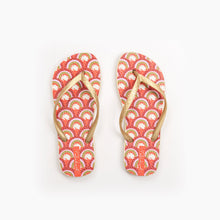 Carica l'immagine nel visualizzatore di Gallery, Product Front: Rio De Sol Infradito Floral-Scales Slim
