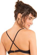 Carica l'immagine nel visualizzatore di Gallery, Image 07: Rio De Sol Reggiseno Top Dots-Black Balconet-Tie
