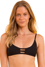 Carica l'immagine nel visualizzatore di Gallery, Gallery: Rio De Sol Reggiseno Top Bora-Black Bra-Trio
