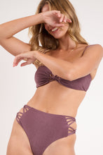Carica l'immagine nel visualizzatore di Gallery, Image 07: Rio De Sol Completo Set Malibu-Ebano Bandeau-Iris Highwaist-Spin-Iris
