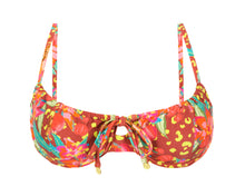 Carica l'immagine nel visualizzatore di Gallery, Product Front: Rio De Sol Reggiseno Top Tropics Balconet-Tie
