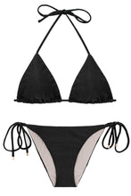 Carica l'immagine nel visualizzatore di Gallery, Product Front: Rio De Sol Completo Set Shimmer-Black Tri-Inv Ibiza-Comfy
