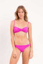 Carica l'immagine nel visualizzatore di Gallery, Model Front: Rio De Sol Completo Set Malibu-Rosa Bandeau-Duo Essential
