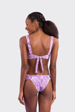 Carica l'immagine nel visualizzatore di Gallery, Model Back: Rio De Sol Reggiseno Top Trail-Purple Amelia
