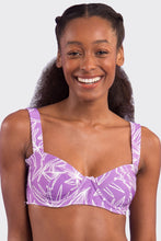 Carica l'immagine nel visualizzatore di Gallery, Gallery: Rio De Sol Reggiseno Top Trail-Purple Amelia
