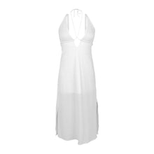 Carica l'immagine nel visualizzatore di Gallery, Product Front: Rio De Sol Vestito Da Spiaggia Memphis-White Saida Yara
