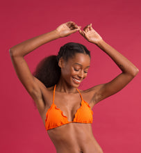 Carica l'immagine nel visualizzatore di Gallery, Image 12: Rio De Sol Reggiseno Top Dots-Orange Frufru
