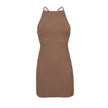 Carica l'immagine nel visualizzatore di Gallery, Product Front: Rio De Sol Mini Dress Sand-Cappuccino Talia Dress
