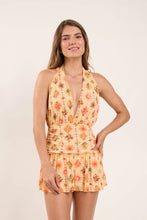 Carica l'immagine nel visualizzatore di Gallery, Model Front: Rio De Sol Mini Dress Mosaico Low Cut Dress
