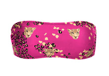 Carica l'immagine nel visualizzatore di Gallery, Product Front: Rio De Sol Reggiseno Top Roar-Pink Bandeau-Reto
