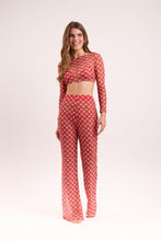 Carica l'immagine nel visualizzatore di Gallery, Model Front: Rio De Sol Pantaloni Da Spiaggia Floral-Scales Pants Lana
