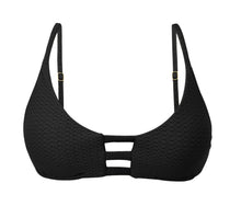 Carica l'immagine nel visualizzatore di Gallery, Product Front: Rio De Sol Reggiseno Top Bora-Black Bra-Trio
