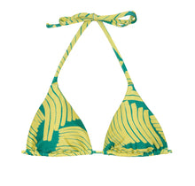 Carica l'immagine nel visualizzatore di Gallery, Product Front: Rio De Sol Reggiseno Top Banana Yellow Invisible
