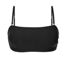 Carica l'immagine nel visualizzatore di Gallery, Product Front: Rio De Sol Reggiseno Top Nero Bandeau-Reto
