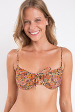 Carica l'immagine nel visualizzatore di Gallery, Gallery: Rio De Sol Reggiseno Top Bouquet Balconet-Tie
