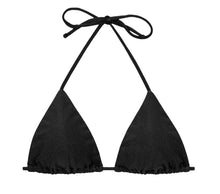 Carica l'immagine nel visualizzatore di Gallery, Product Front: Rio De Sol Reggiseno Top Shimmer-Black Tri-Inv
