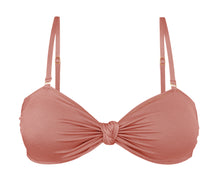 Carica l'immagine nel visualizzatore di Gallery, Product Front: Rio De Sol Reggiseno Top Shimmer-Copper Bandeau-Joy
