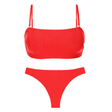 Carica l'immagine nel visualizzatore di Gallery, Product Front: Rio De Sol Completo Set Rouge Bandeau-Reto Nice-Fio
