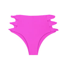 Carica l'immagine nel visualizzatore di Gallery, Product Front: Rio De Sol Slip Bottom Vita-Pink High-Waist-Spin
