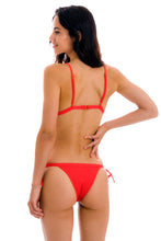 Carica l'immagine nel visualizzatore di Gallery, Model Back: Rio De Sol Reggiseno Top Cotele-Tomate Tri-Fixo
