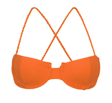 Carica l'immagine nel visualizzatore di Gallery, Product Front: Rio De Sol Reggiseno Top St-Tpz-Tangerina Balconet
