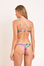 Carica l'immagine nel visualizzatore di Gallery, Model Back: Rio De Sol Completo Set Parrots Bandeau-Crispy Cheeky-Crispy
