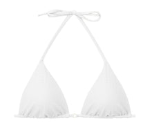 Carica l'immagine nel visualizzatore di Gallery, Product Front: Rio De Sol Reggiseno Top Bora-White Tri-Inv
