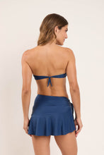 Carica l'immagine nel visualizzatore di Gallery, Model Back: Rio De Sol Gonna Da Spiaggia Mini Skirt Navy
