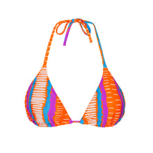 Carica l'immagine nel visualizzatore di Gallery, Product Front: Rio De Sol Reggiseno Top Stripes Tri-Inv

