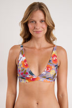Carica l'immagine nel visualizzatore di Gallery, Gallery: Rio De Sol Reggiseno Top Garden-Flower Alba
