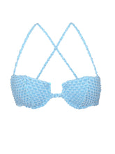 Carica l'immagine nel visualizzatore di Gallery, Product Front: Rio De Sol Reggiseno Top Drift-Cianita Juliette-Tie
