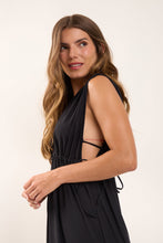 Carica l'immagine nel visualizzatore di Gallery, Image 07: Rio De Sol Vestito Da Spiaggia Black Long Dress Soleil
