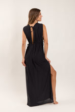 Carica l&#39;immagine nel visualizzatore di Gallery, Black Long Dress Soleil
