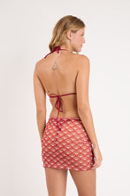 Carica l&#39;immagine nel visualizzatore di Gallery, Floral-Scales Mini Skirt Ruched
