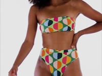 Carica e avvia il video nel visualizzatore di galleria, Video: Rio De Sol Reggiseno Top Garden-City Bandeau-Reto

