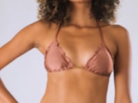 Carica e avvia il video nel visualizzatore di galleria, Video: Rio De Sol Slip Bottom Shimmer-Copper Frufru-Fio
