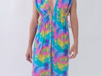 Carica e avvia il video nel visualizzatore di galleria, Video: Rio De Sol Vestito Da Spiaggia Fusion Long Dress Soleil
