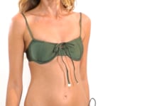 Carica e avvia il video nel visualizzatore di galleria, Video: Rio De Sol Completo Set Shimmer-Croco Balconet-Tie Cheeky-Tie-Gold
