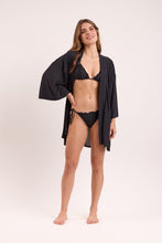 Carica l&#39;immagine nel visualizzatore di Gallery, Image 10: Rio De Sol Caftano / Copricostume Black Kimono
