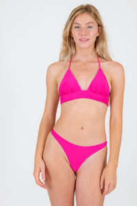Model Front: Rio De Sol Slip Bottom Amaranto Nice-Fio
