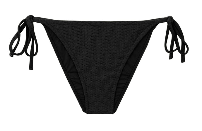 Product Front: Rio De Sol Slip Bottom Bora-Black Lacinho