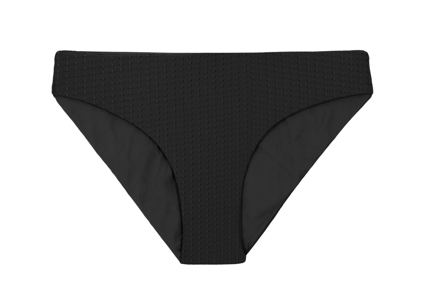 Product Front: Rio De Sol Slip Bottom Dots-Black Essential-Comfy
