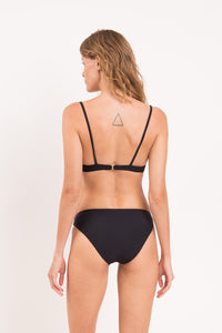 Model Back: Rio De Sol Slip Bottom Dots-Black Essential-Comfy