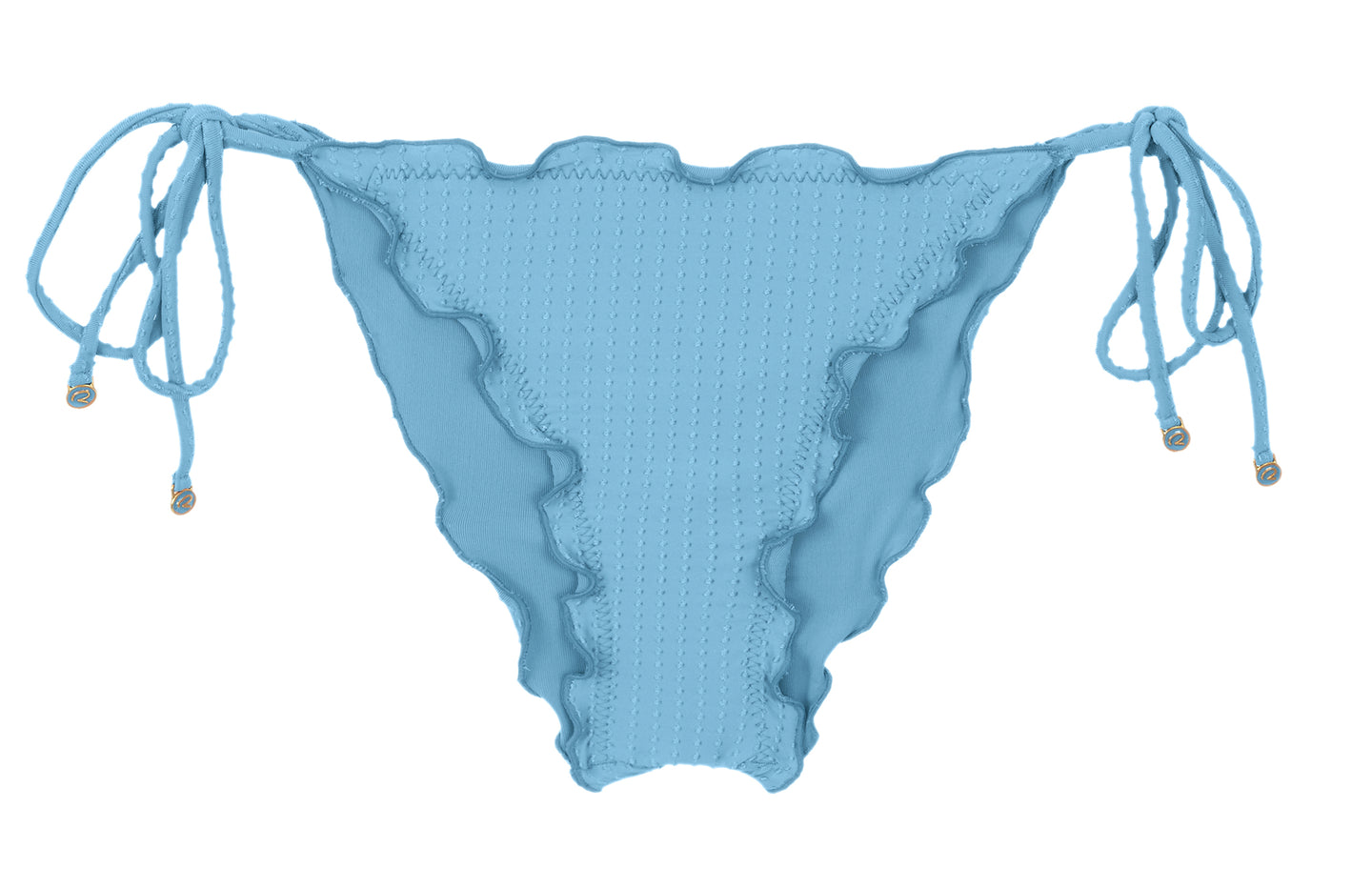 Product Front: Rio De Sol Slip Bottom Dots-Sky Frufru